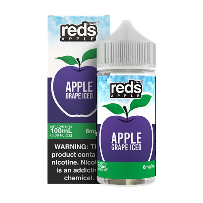 7DAZE REDS APPLE JUICE - GRAPE ICED - 100ML