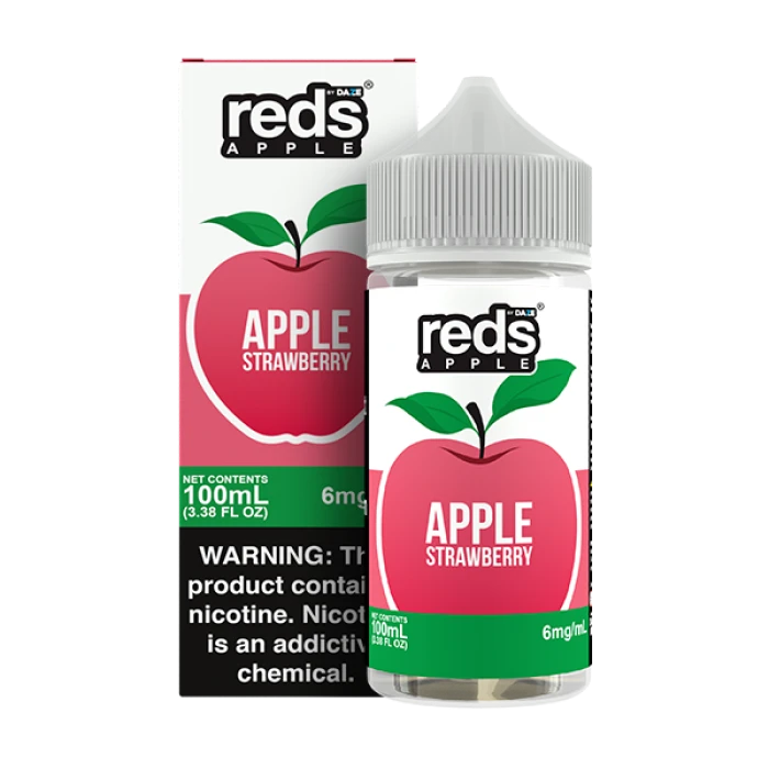 7DAZE REDS APPLE JUICE - STRAWBERRY - 100ML