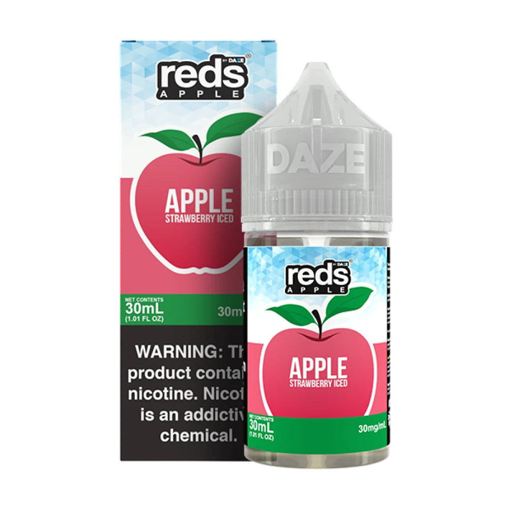 REDS 7DAZE SALT SERIES - 7DAZE STRAWBERRY ICED - 30ML