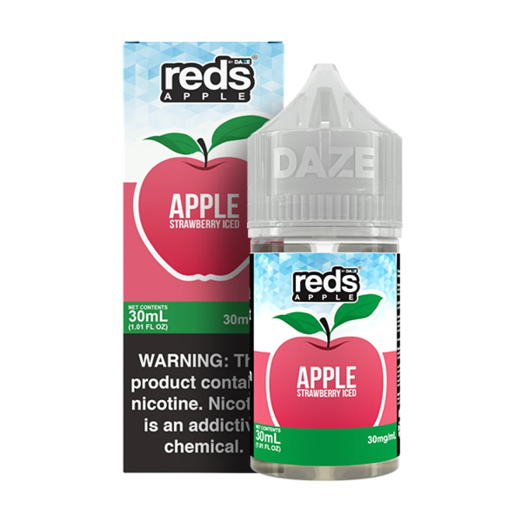 REDS 7DAZE SALT SERIES - 7DAZE STRAWBERRY ICED - 30ML
