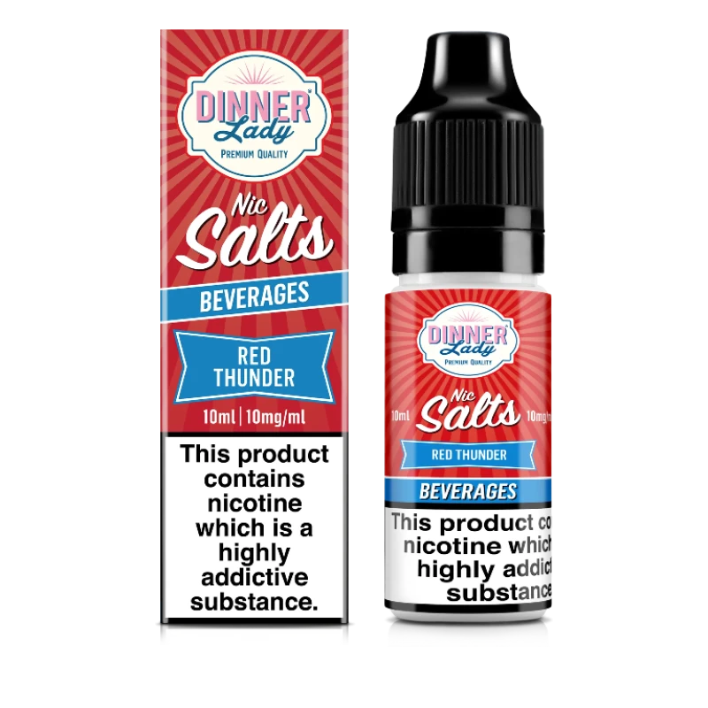 DINNER LADY SALTS BEVERAGE - RED THUNDER - 10ML