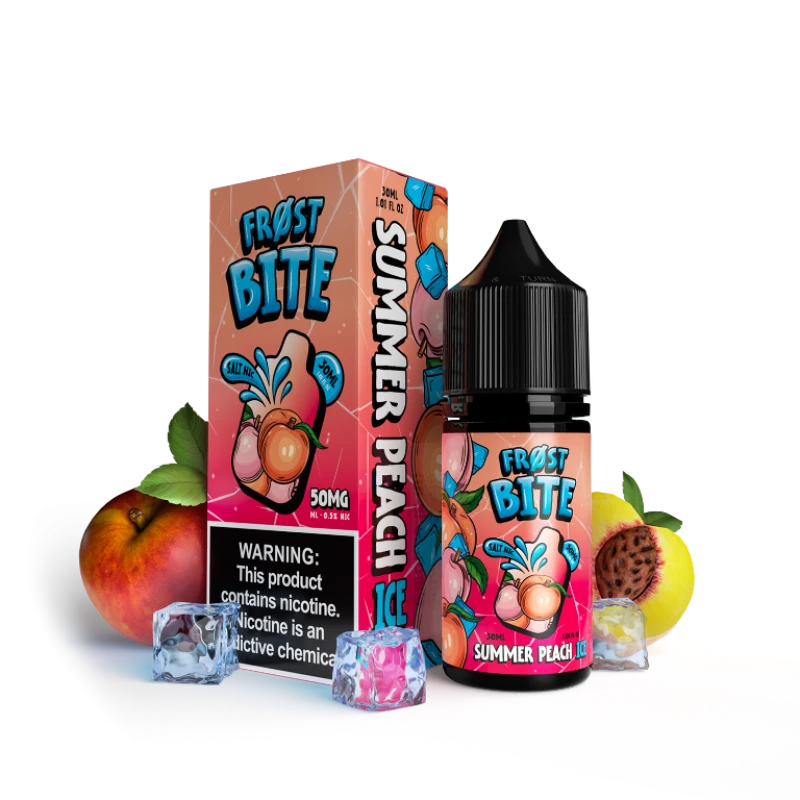 FROST BITE SALTS - SUMMER PEACH ICE - 30ML