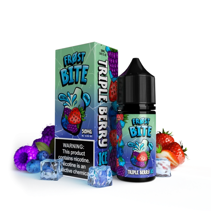 FROST BITE SALTS - TRIPLE BERRY ICE - 30ML FROST BITE SALTS - TRIPLE BERRY ICE - 30ML