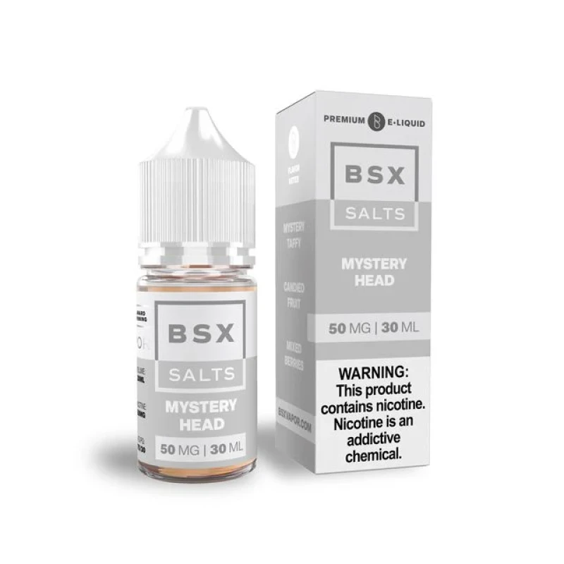 GLAS BASIX BSX NIC SALTS - MYSTERY HEAD - 30ML GLAS BASIX BSX NIC SALTS - MYSTERY HEAD - 30ML