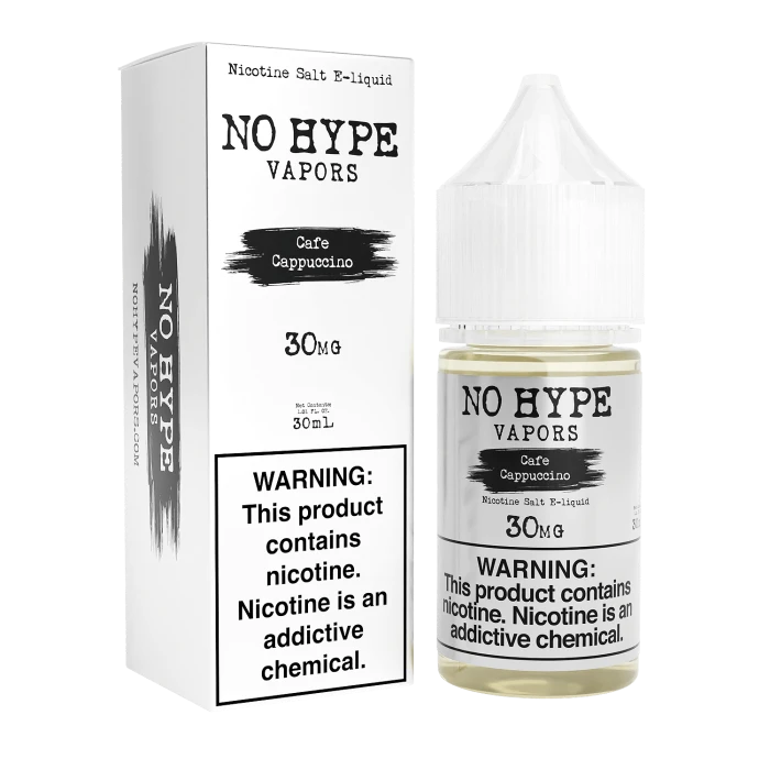 NO HYPE VAPORS SALT - CAFE CAPPUCCINO - 30ML