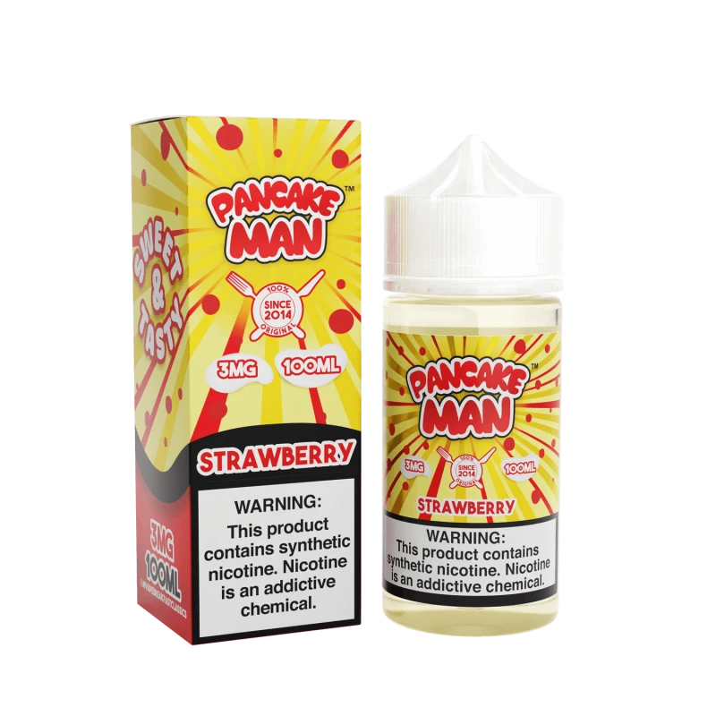 VAPE BREAKFAST CLASSICS - PANCAKE MAN STRAWBERRY - 100ML