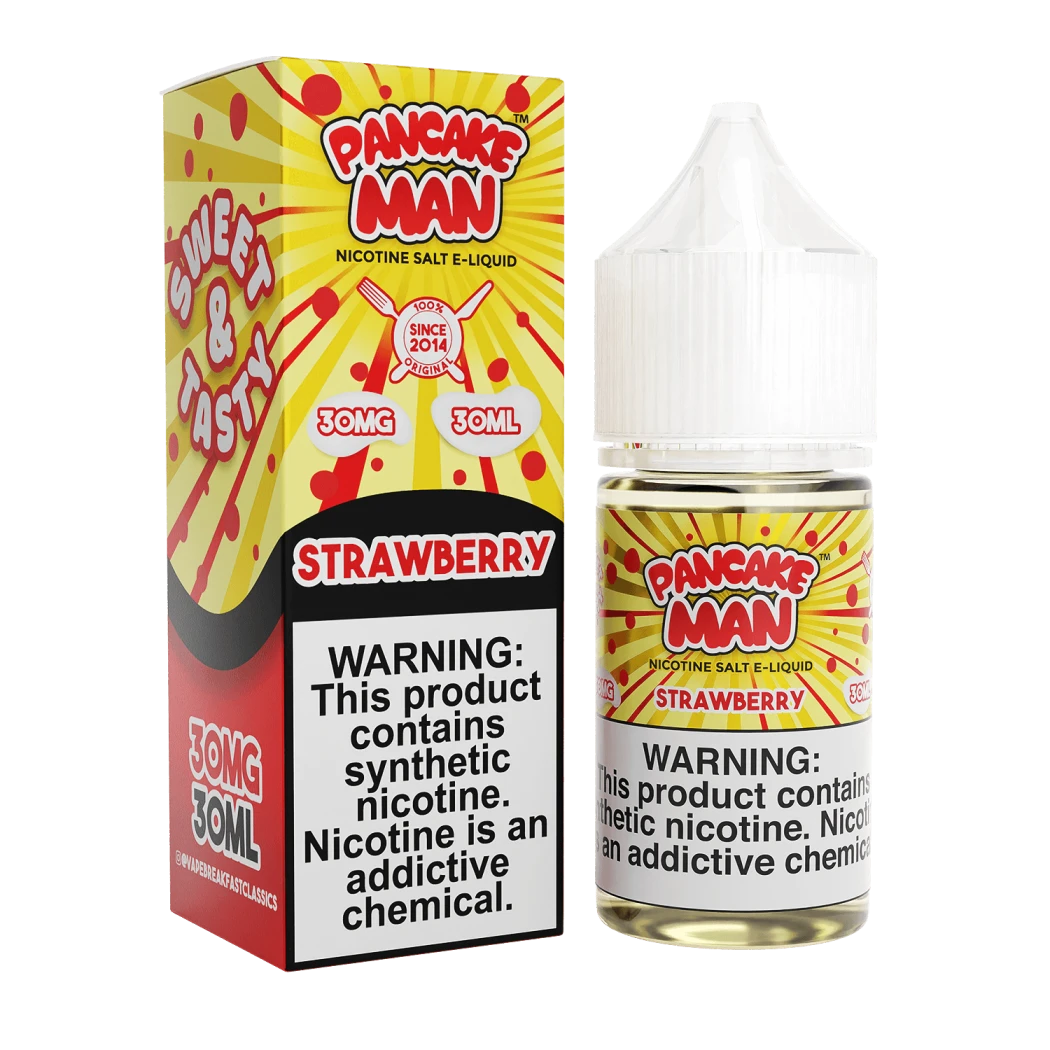 VAPE BREAKFAST CLASSICS SALT - PANCAKE MAN STRAWBERRY - 30ML