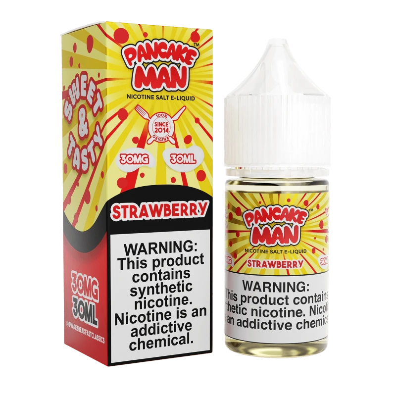 VAPE BREAKFAST CLASSICS SALT - PANCAKE MAN STRAWBERRY - 30ML
