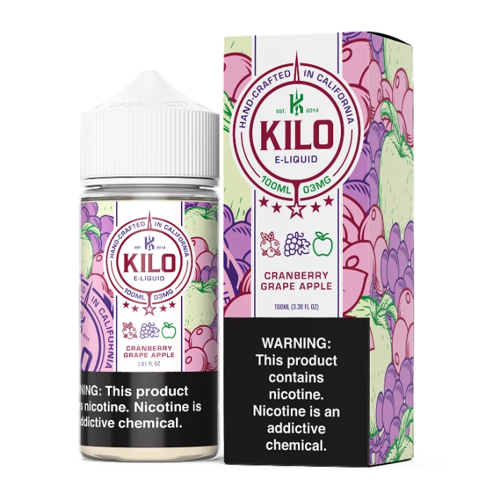 KILO REVIVAL - CRANBERRY GRAPE APPLE - 100ML