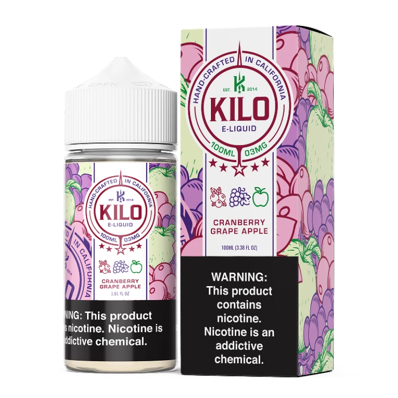 KILO REVIVAL - CRANBERRY GRAPE APPLE - 100ML KILO REVIVAL - CRANBERRY GRAPE APPLE - 100ML