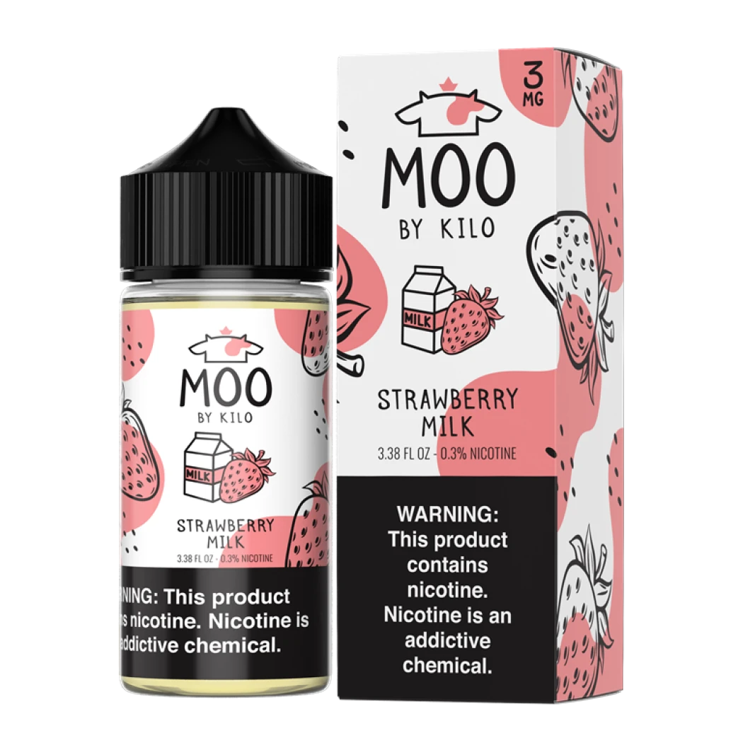 MOO E-LIQUIDS BY KILO - STRAWBERRY MILK - 100ML