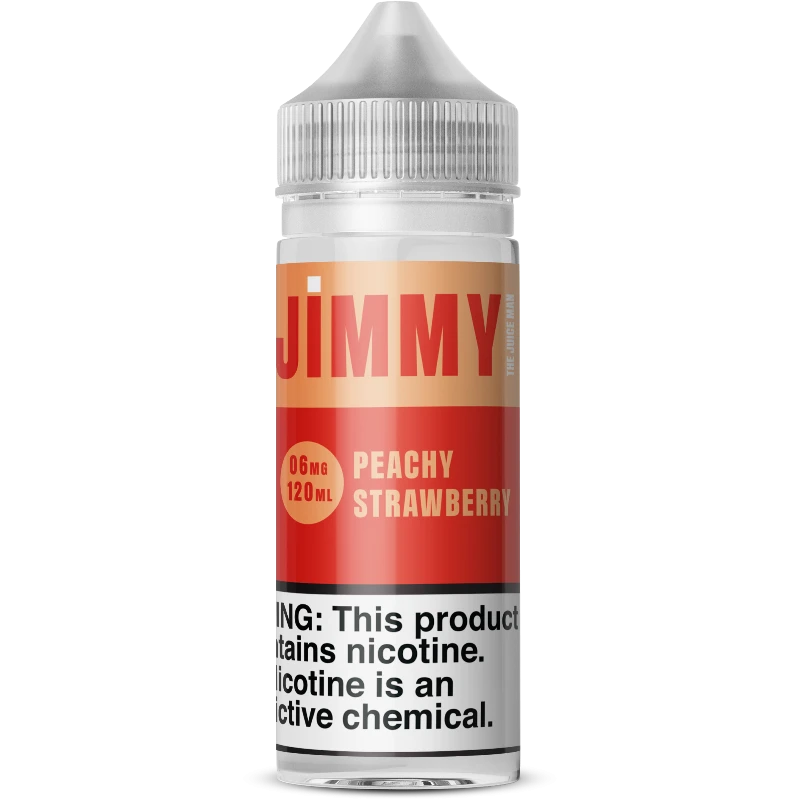 JIMMY THE JUICEMAN - PEACHY STRAWBERRY - 120ML JIMMY THE JUICEMAN - PEACHY STRAWBERRY - 120ML