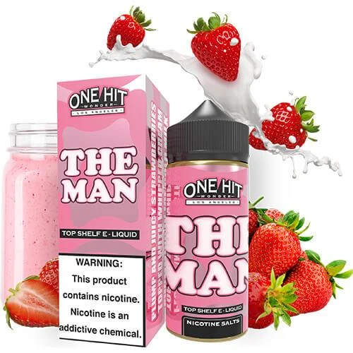 One Hit Wonder The Man 100ML strawberry cream e-liquid