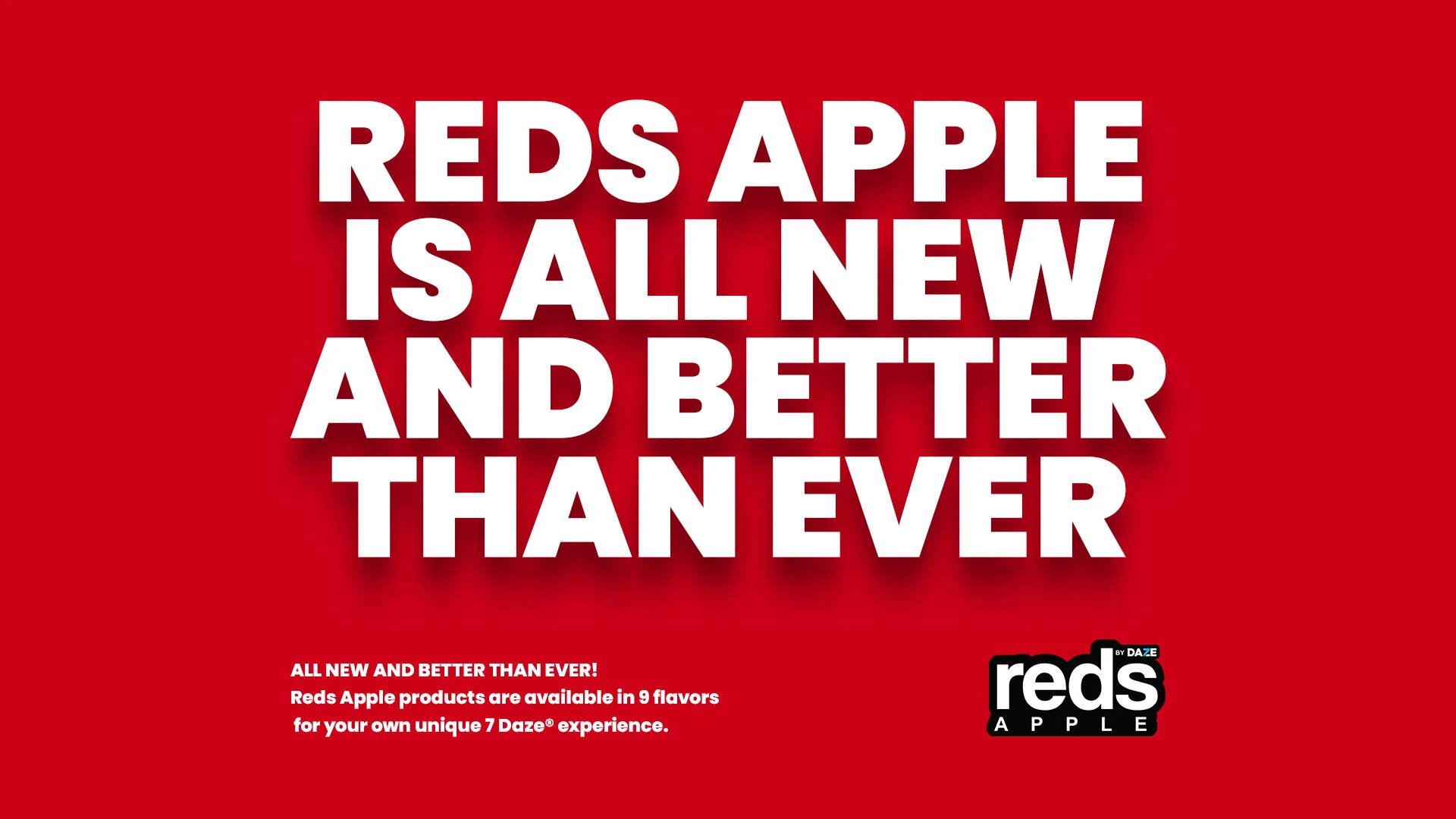 7 Daze Reds Apple official campaign banner