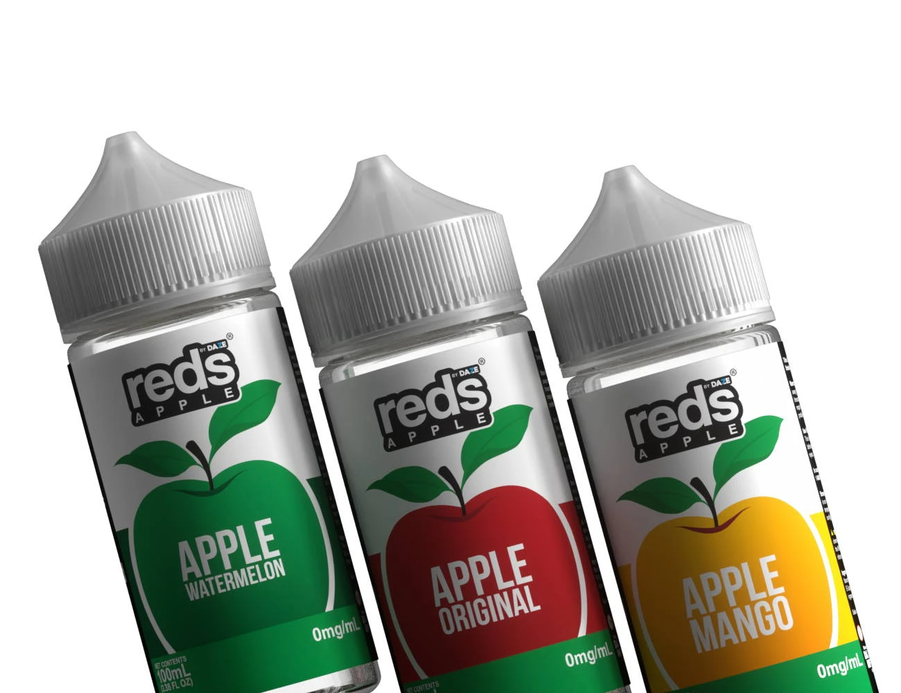 7 Daze Reds Apple Original, Watermelon and Mango 100ML range